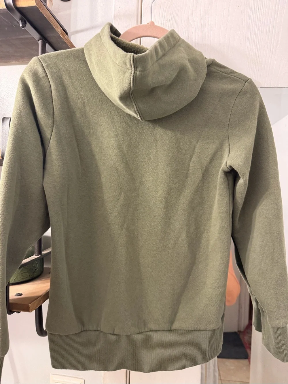 Converse Olive Green Pullover Hoodie with Small Chest Logo